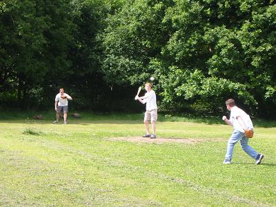 Softball In Progress